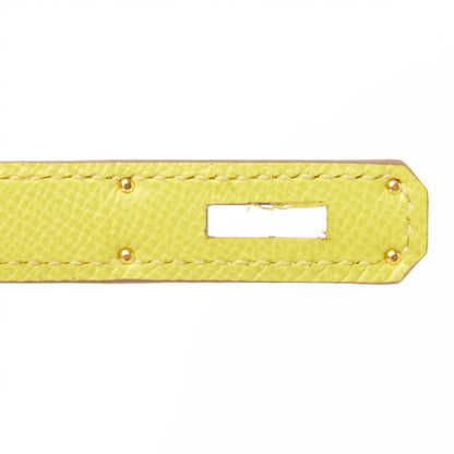 Hermes Epsom Kelly Sellier 28 Lime 19 of 33