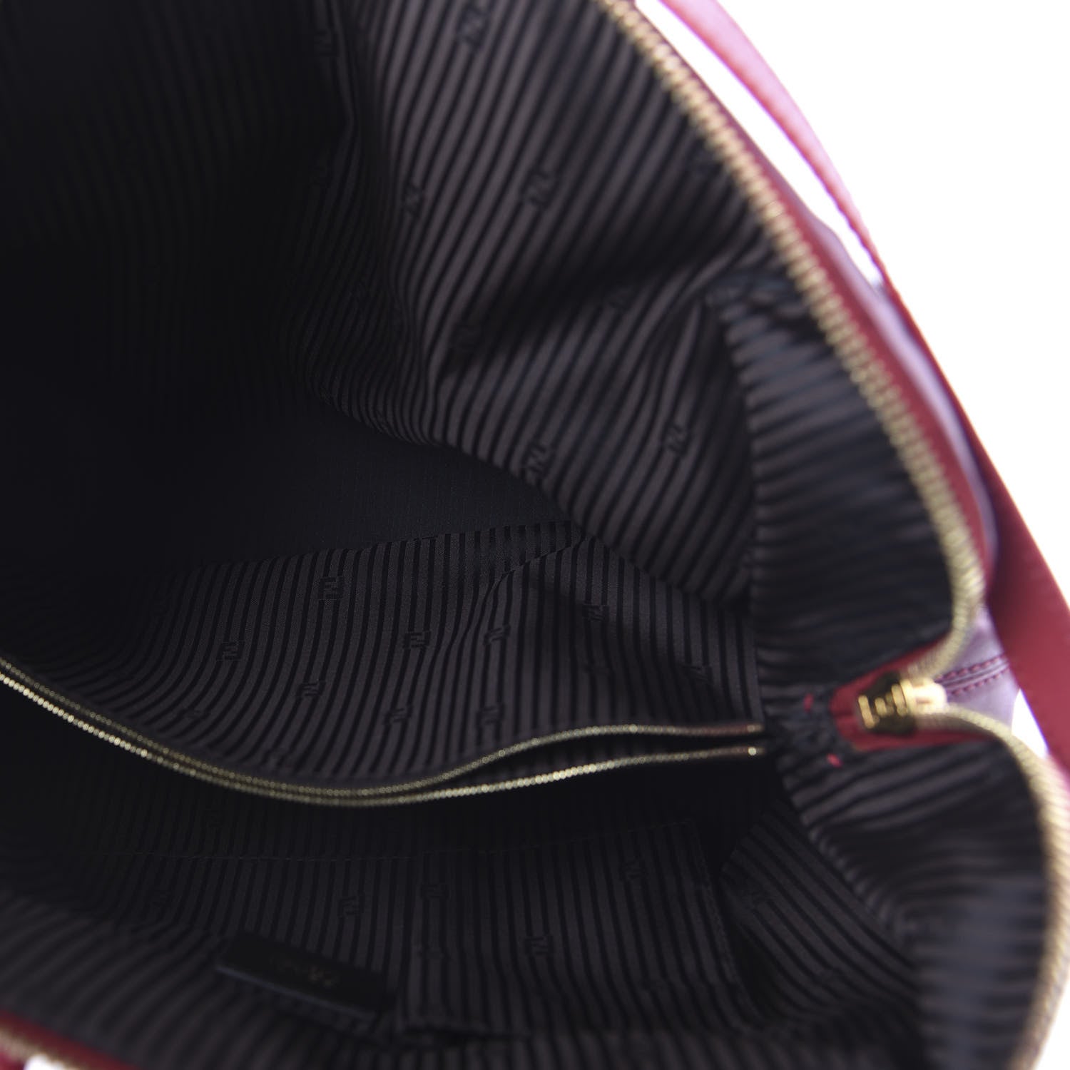 Fendi Vitello Capra Alabama Colorblock Large Chameleon Tote Ciliegia Bordeaux Ruby 5 of 12