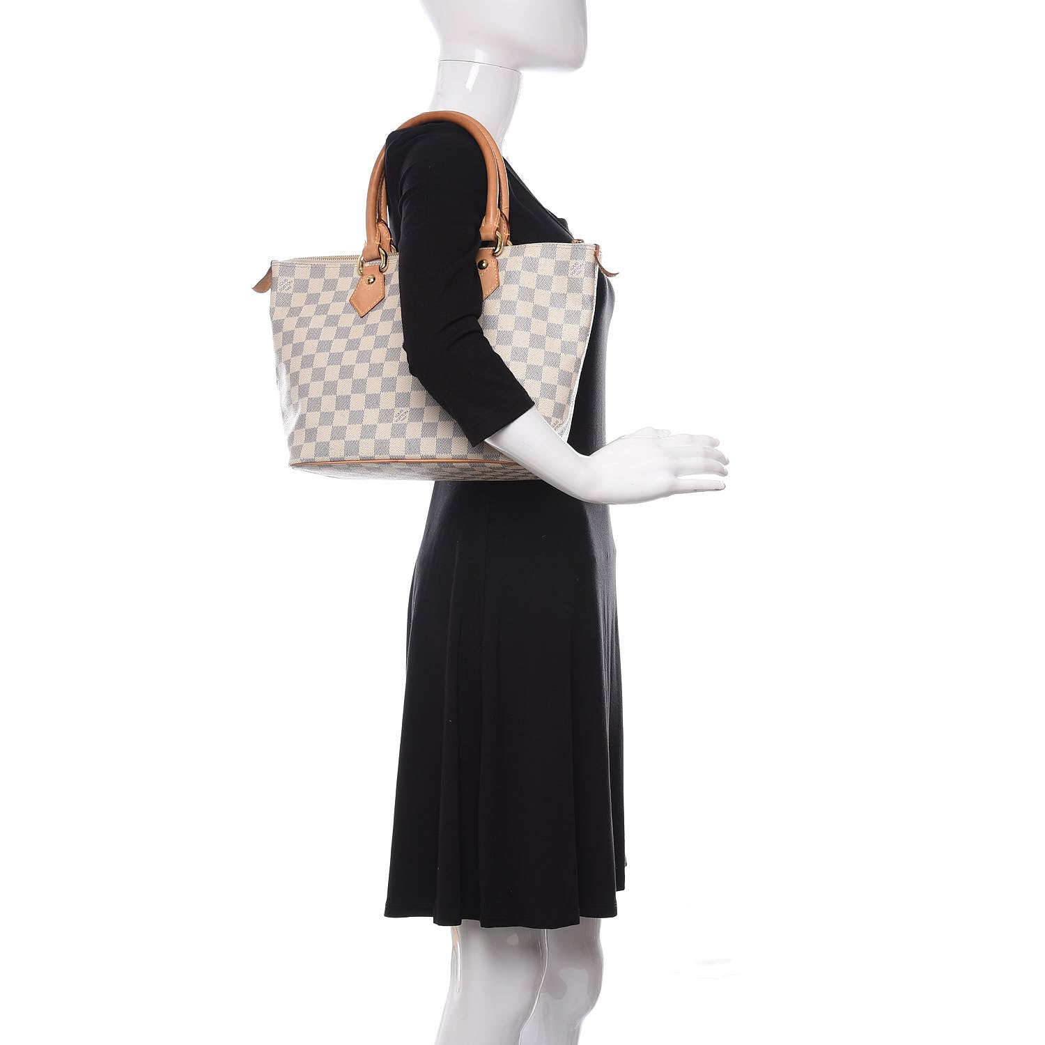 Louis Vuitton Damier Azur Saleya PM 2 of 10