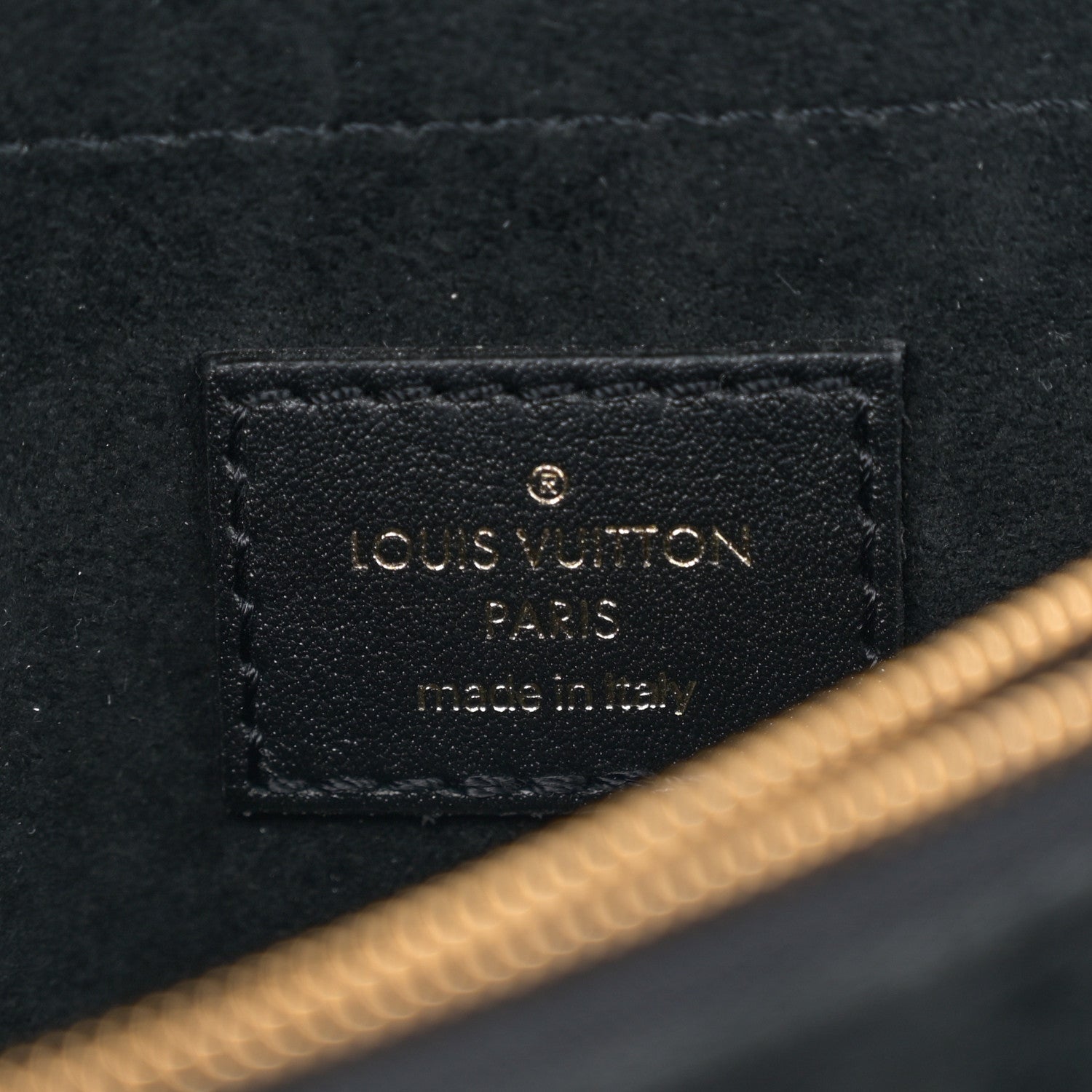 Louis Vuitton Calfskin LV New Wave Chain Bag Black 6 of 10