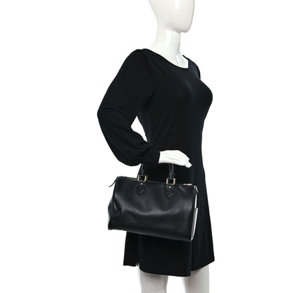 Louis Vuitton Epi Speedy 25 Black 3 of 10