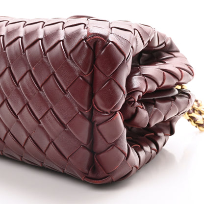 Bottega Veneta Nappa Intrecciato Teen The Lauren 1980 Clutch With Chain Barolo 9 of 9