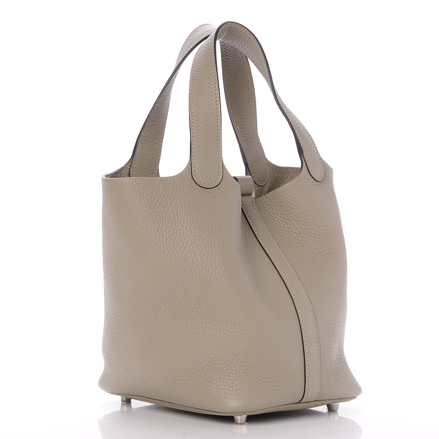 Hermes Taurillon Clemence Picotin Lock 18 PM Sauge 3 of 8
