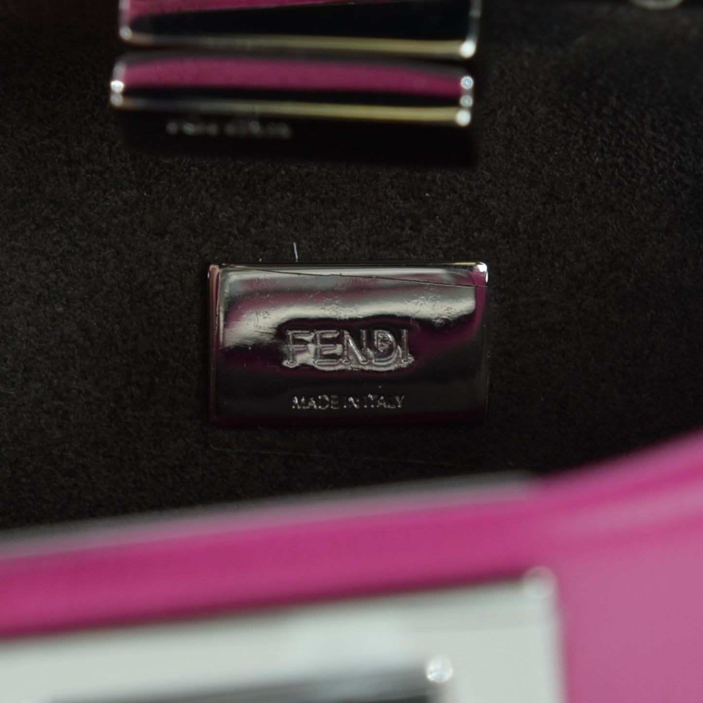 Nappa Micro Peekaboo Iconic Satchel Magenta