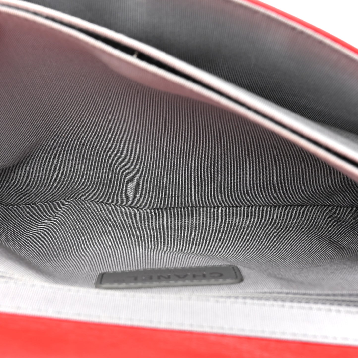 Calfskin Quilted Small Korean Garden Flap Red