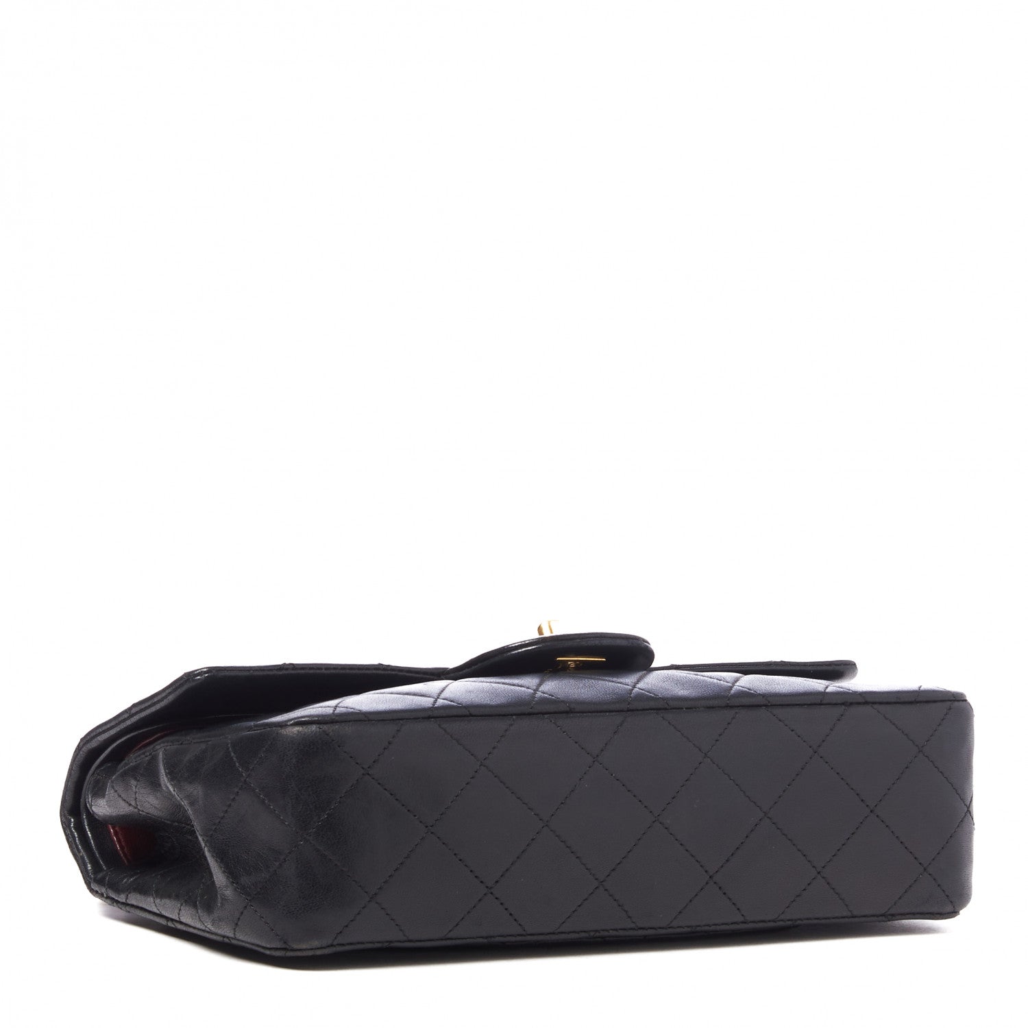 Chanel Lambskin Quilted Small Double Flap Black 3 of 9
