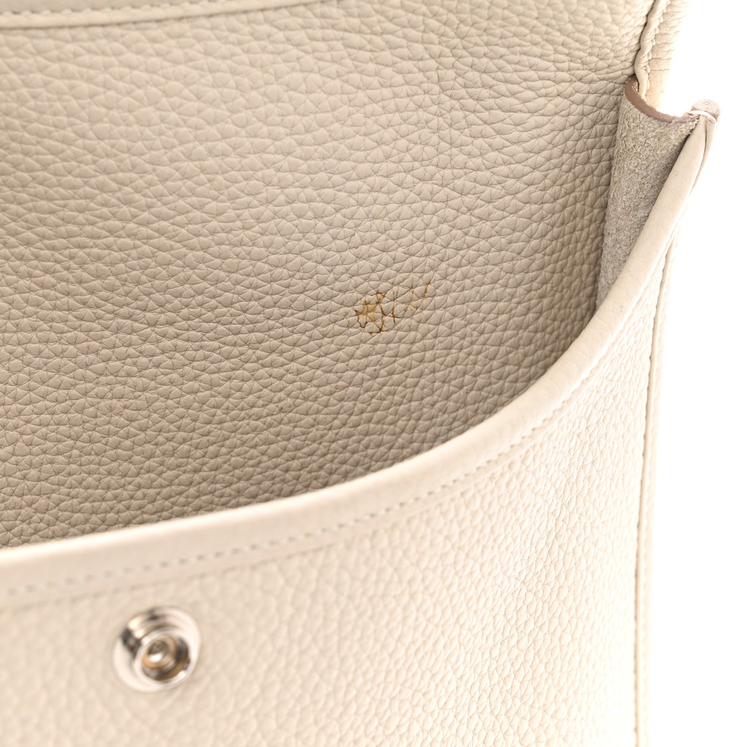 Hermes Taurillon Clemence Evelyne III PM Craie 11 of 15
