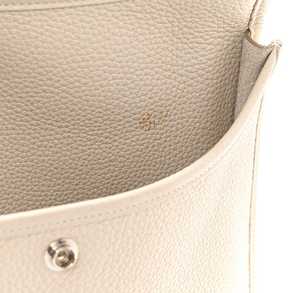 Hermes Taurillon Clemence Evelyne III PM Craie 11 of 15