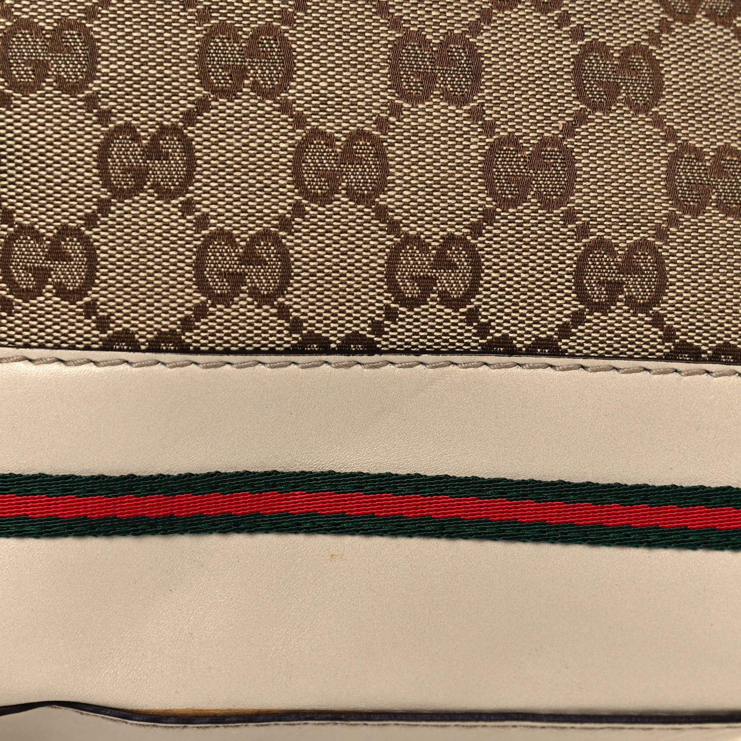 Gucci Monogram Web Medium Mayfair Hobo Tote Off White 17 of 19