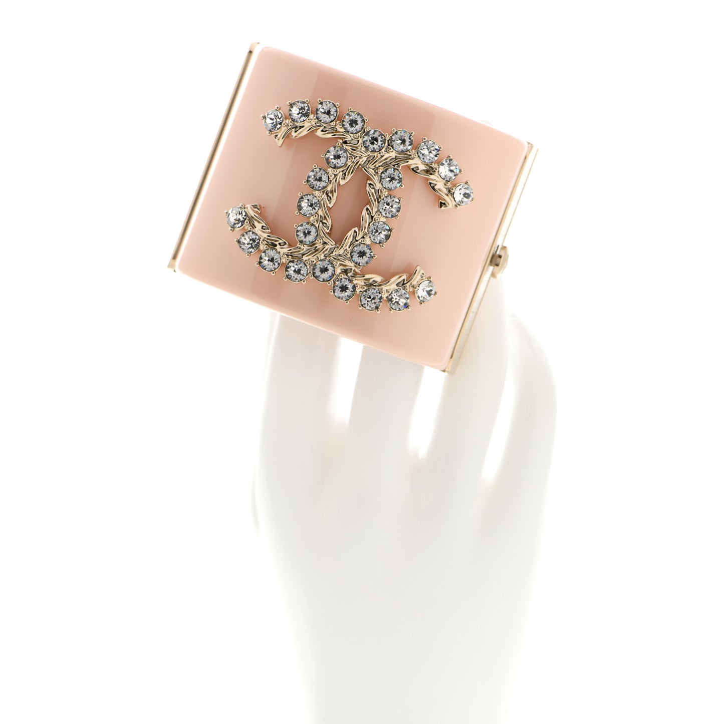 Resin Crystal CC Cuff Pink