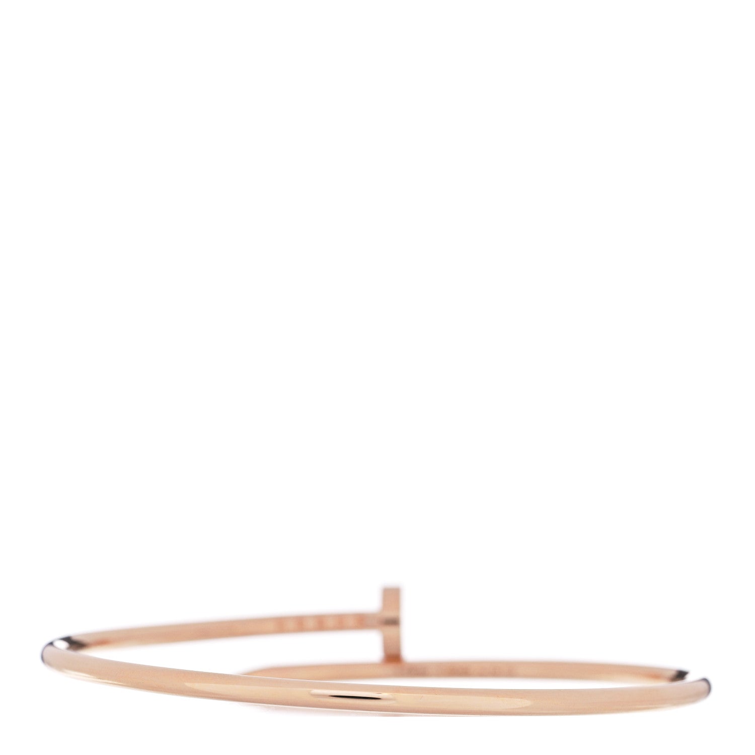 Cartier 18K Pink Gold Small Juste Un Clou Bracelet 17 2 of 4