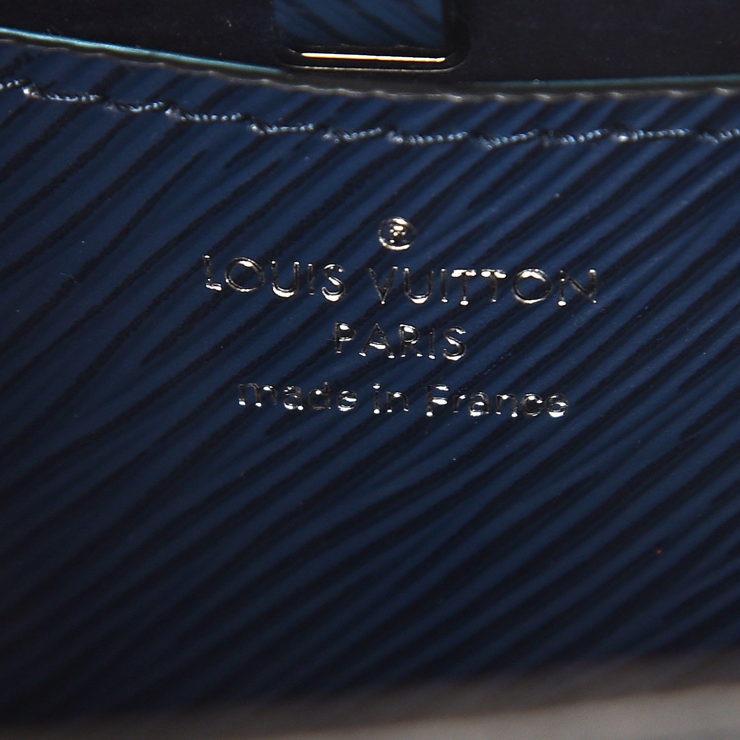 Louis Vuitton Epi Twist Shoulder Bag MM Indigo 6 of 8