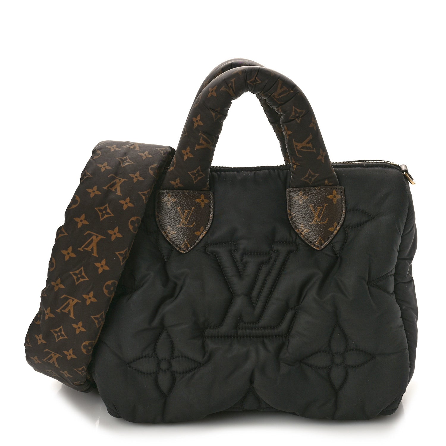 Louis Vuitton Econyl Mini Monogram Pillow Speedy Bandouliere 25 Black 1 of 9
