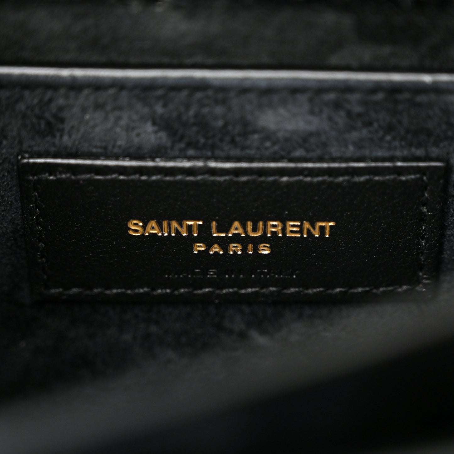 Calfskin Crocodile Embossed Medium Monogram Sunset Black