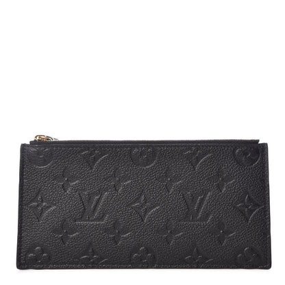 Louis Vuitton Empreinte Felicie Chain Wallet Zippered Insert Black 1 of 7