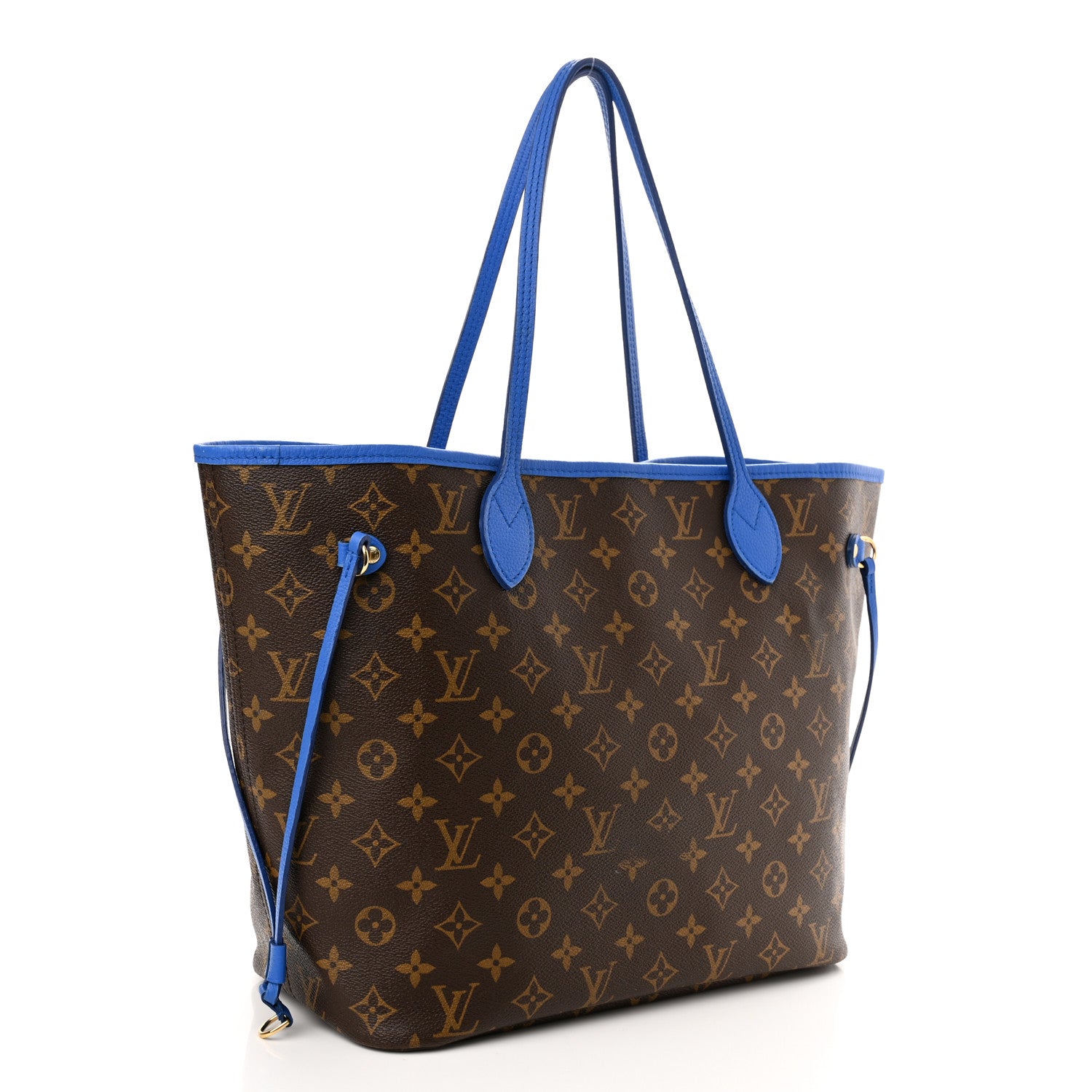 Louis Vuitton Monogram Articles de Voyage Ikat Neverfull MM Grand Blue 3 of 13