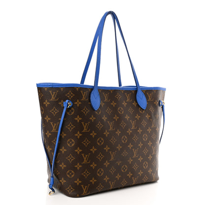 Louis Vuitton Monogram Articles de Voyage Ikat Neverfull MM Grand Blue 3 of 13