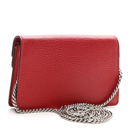 Gucci Calfskin Super Mini Dionysus Shoulder Bag Hibiscus Red 3 of 7
