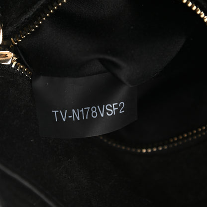 Valentino Garavani Grained Calfskin Rockstud Bucket Bag Black 7 of 13
