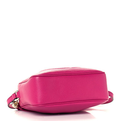 Gucci Cellarius Calfskin Small Soho Disco Bag Bright Bouganville 4 of 11