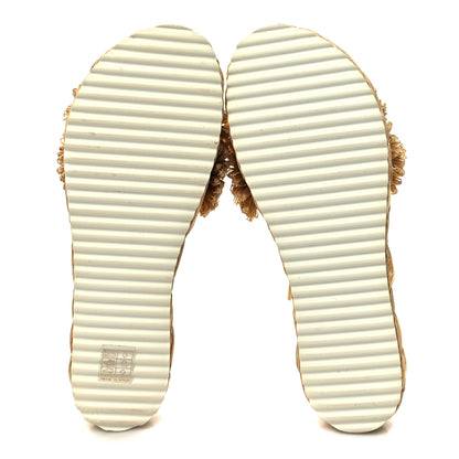 Prada Raffia Slide Sandals 37 Naturale 5 of 9
