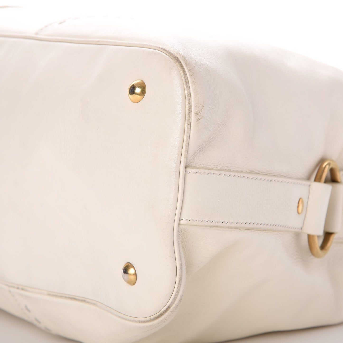 Calfskin Large Muse Tote Bag Ivory