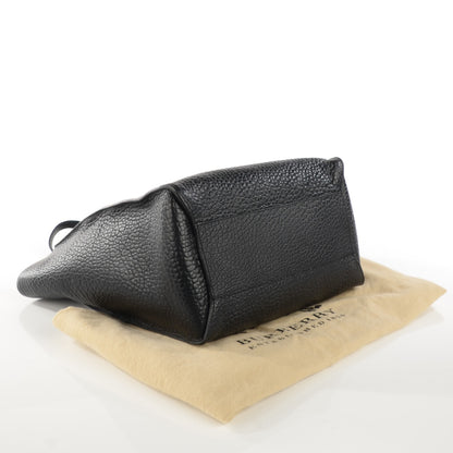 Burberry Heritage Grain Medium Woodbury Tote Black 4 of 8