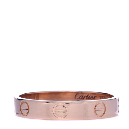 Cartier 18K Pink Gold 3.5mm LOVE Wedding Band Ring 58 8.25 1 of 5