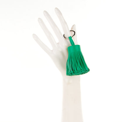 Hermes Lambskin Carmen Tassel Key Holder Menthe 2 of 5
