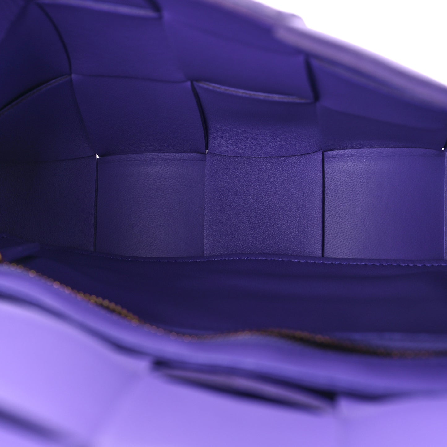 Lambskin Maxi Intrecciato Cassette Crossbody Bag Purple