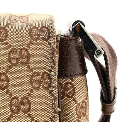 Gucci Monogram Small Flap Messenger Bag Beige Dark Brown 13 of 13