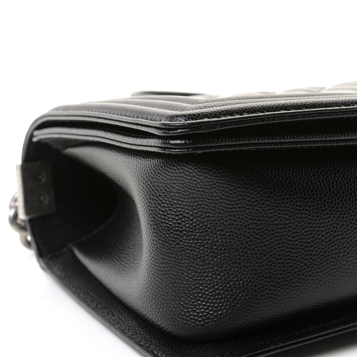 Chanel Caviar Quilted Medium Boy Flap Black 9 of 12