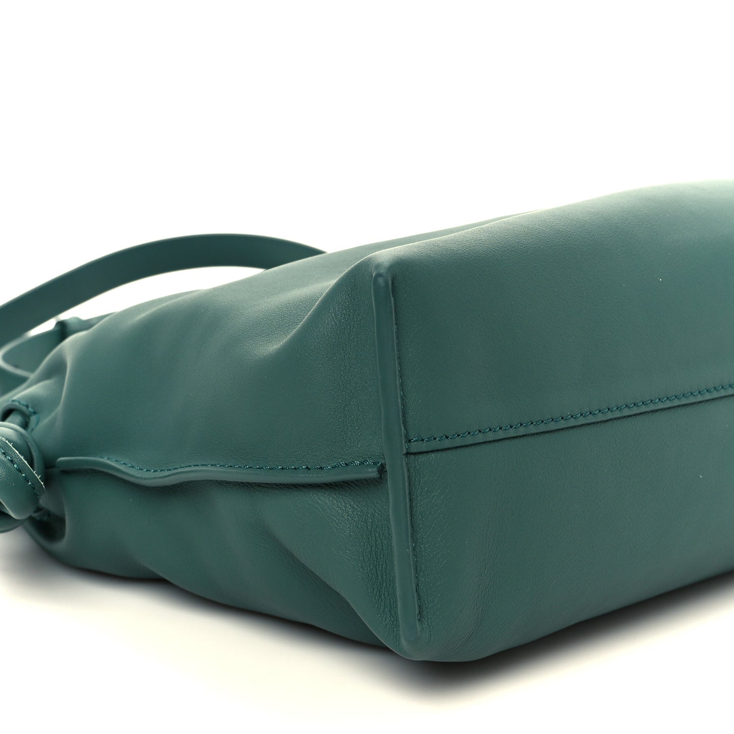 Nappa Medium Flamenco Knot Bag Vetiver