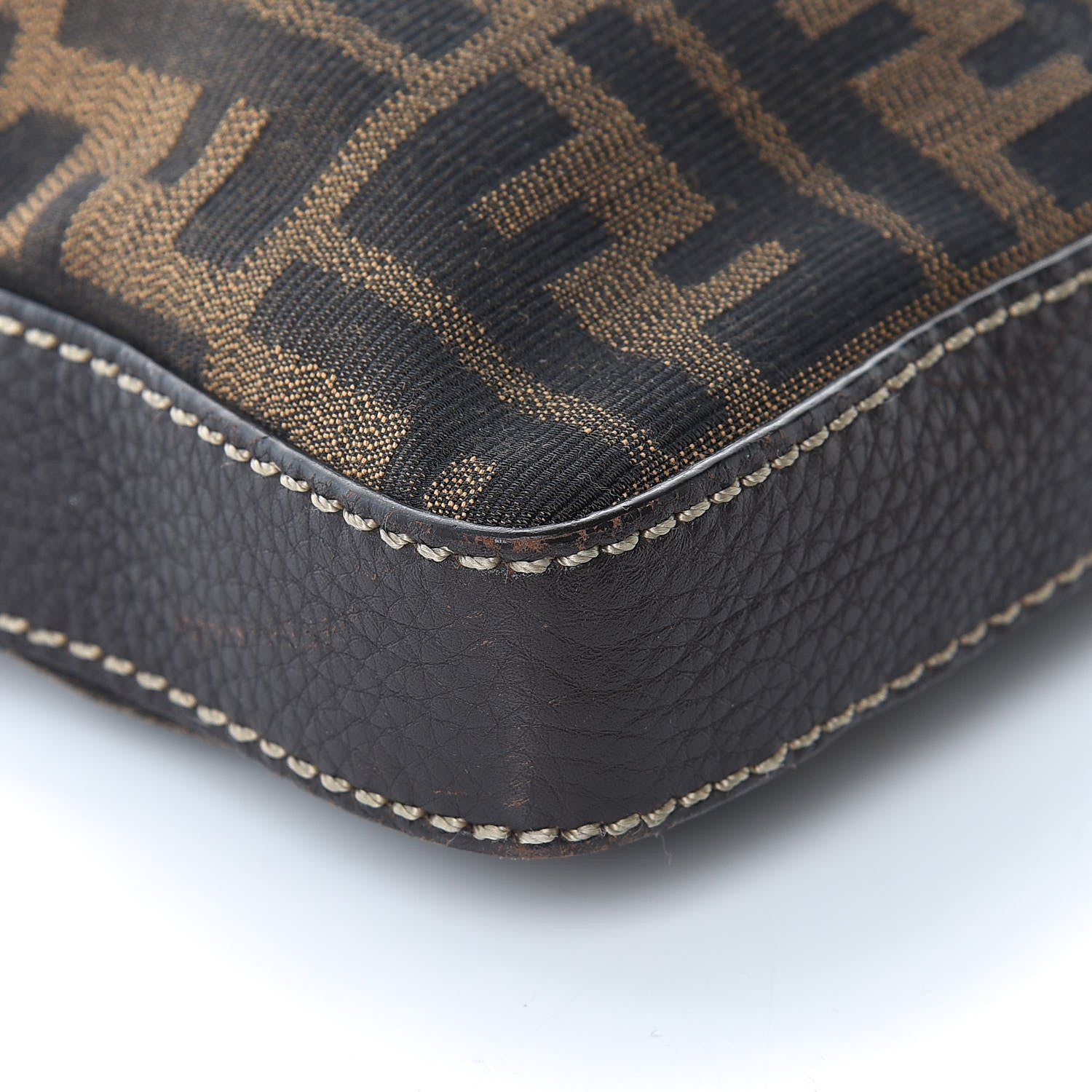 Fendi Zucca Cuoio Romano Selleria Messenger Tobacco Moro 12 of 12