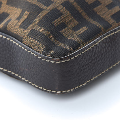 Fendi Zucca Cuoio Romano Selleria Messenger Tobacco Moro 12 of 12