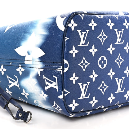 Louis Vuitton Monogram Escale Neverfull MM Blue 10 of 12