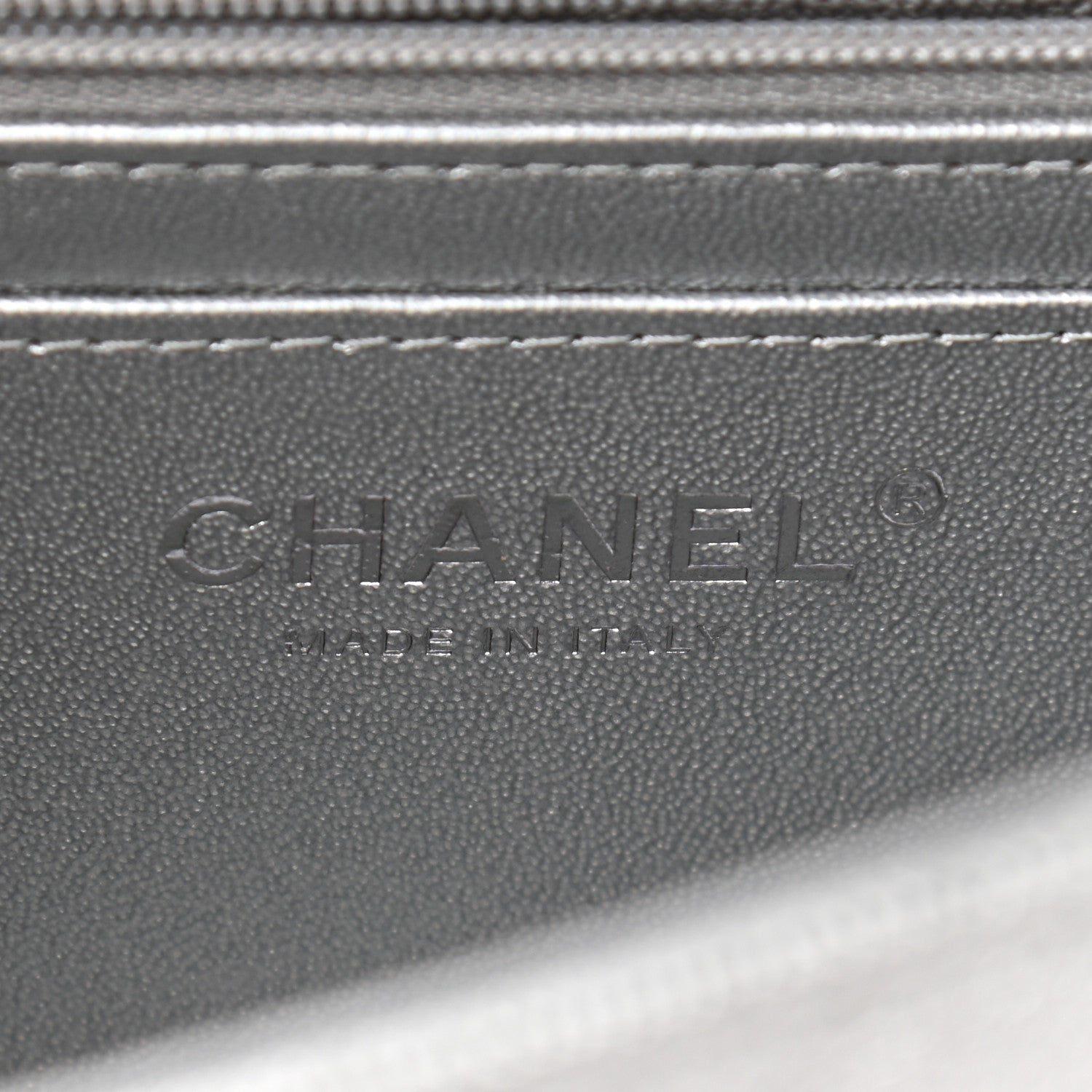 Chanel Metallic Caviar Quilted Mini Top Handle Rectangular Flap Silver 6 of 11