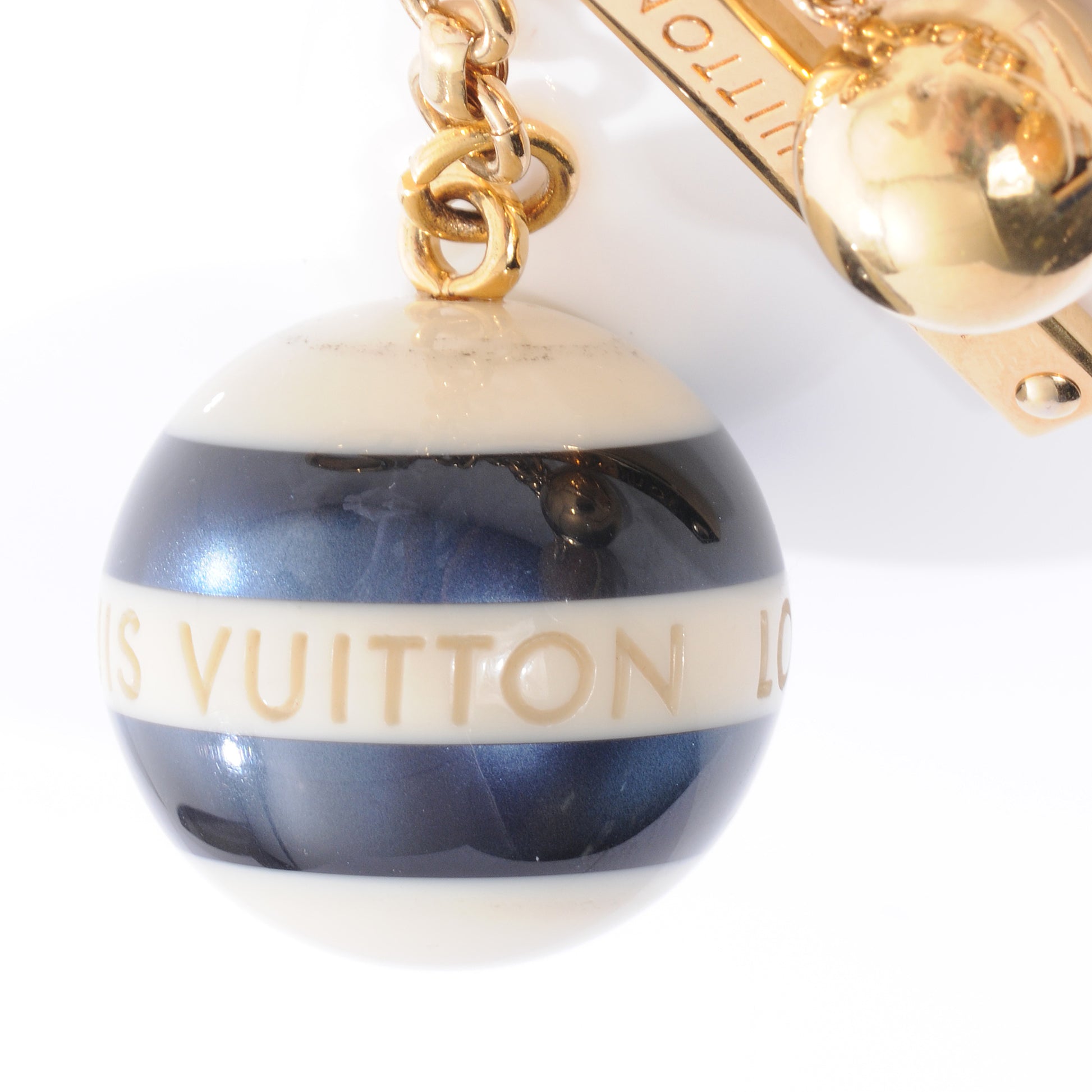 Louis Vuitton Mini Lin Croisette Bag Charm Black 5 of 5