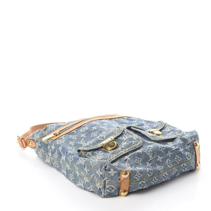 Louis Vuitton Denim Baggy GM Blue 3 of 8