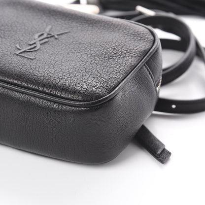 Saint Laurent Lambskin Monogram Lou Belt Bag Black 6 of 7