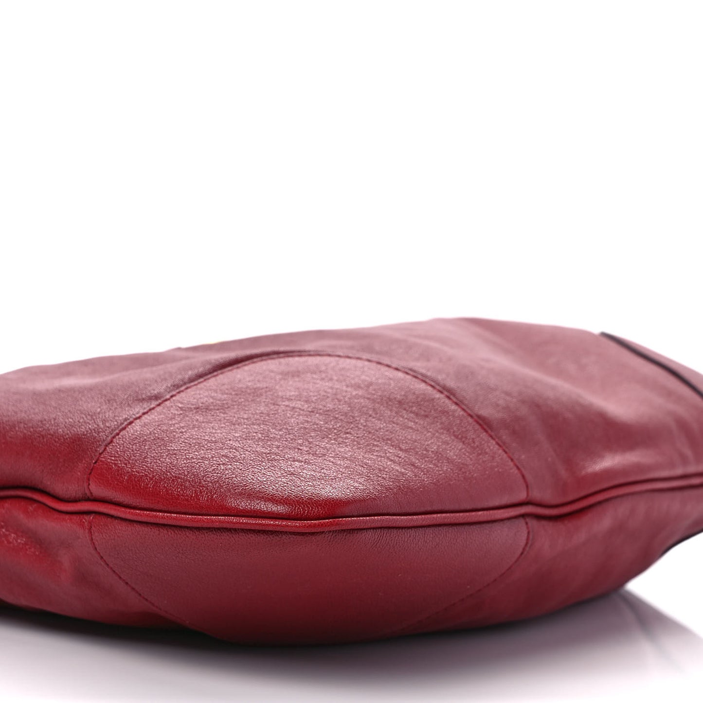 Sakai Be Green Calfskin Horsebit 1955 Cinch Top Messenger Bag New Cherry Red