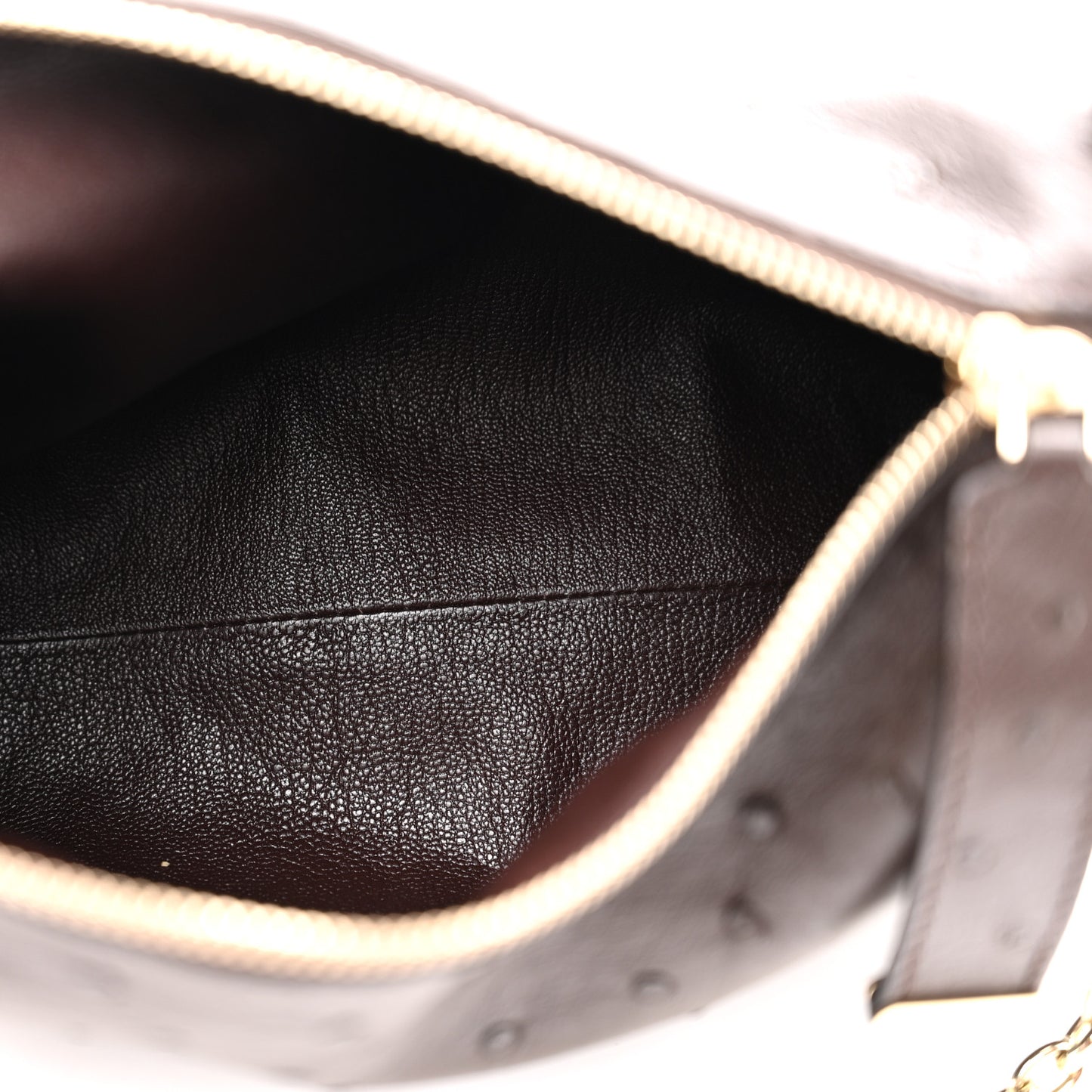 Ostrich Side Trunk MM Marron