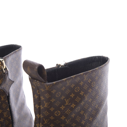 Louis Vuitton Monogram Silhouette Ankle Boots 38 9 of 11
