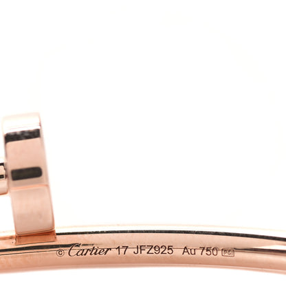 Cartier 18K Pink Gold Small Juste Un Clou Bracelet 17 4 of 5