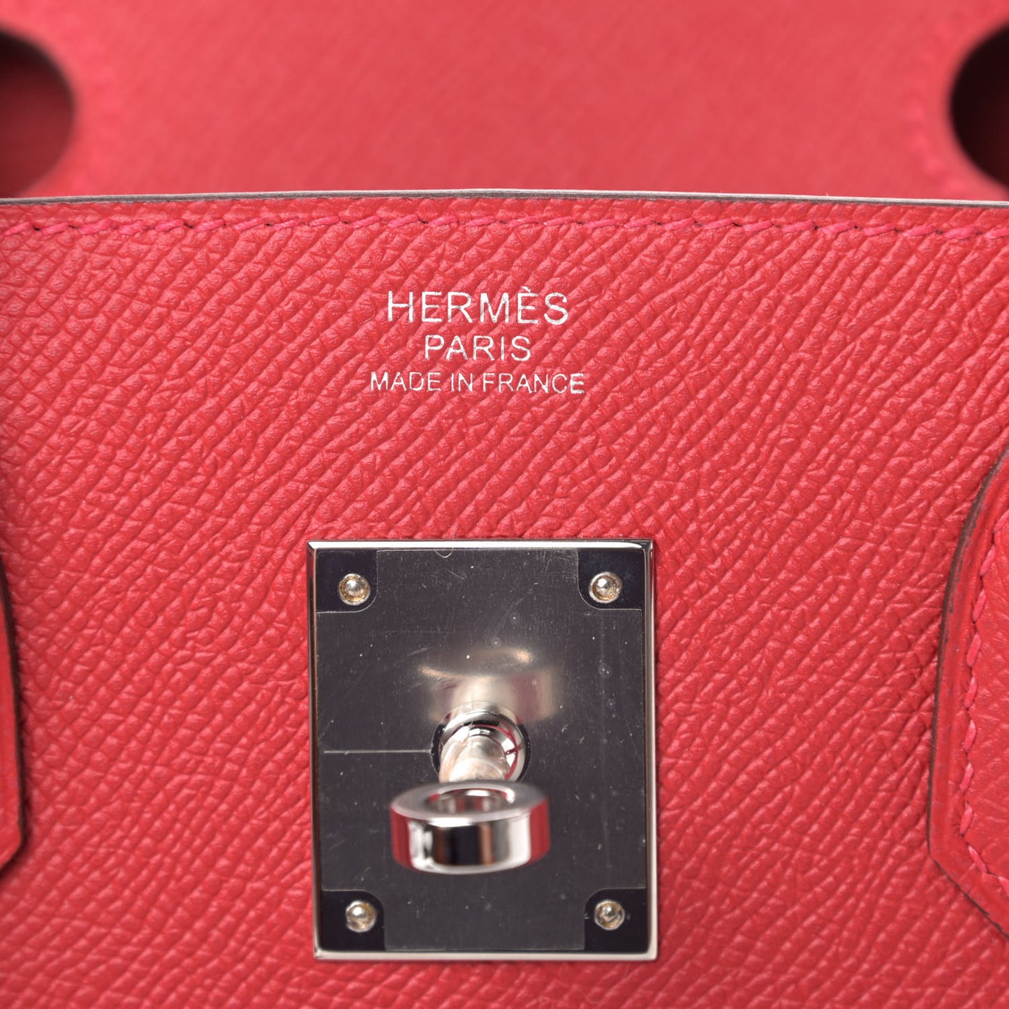 Epsom Birkin 30 Rouge Casaque