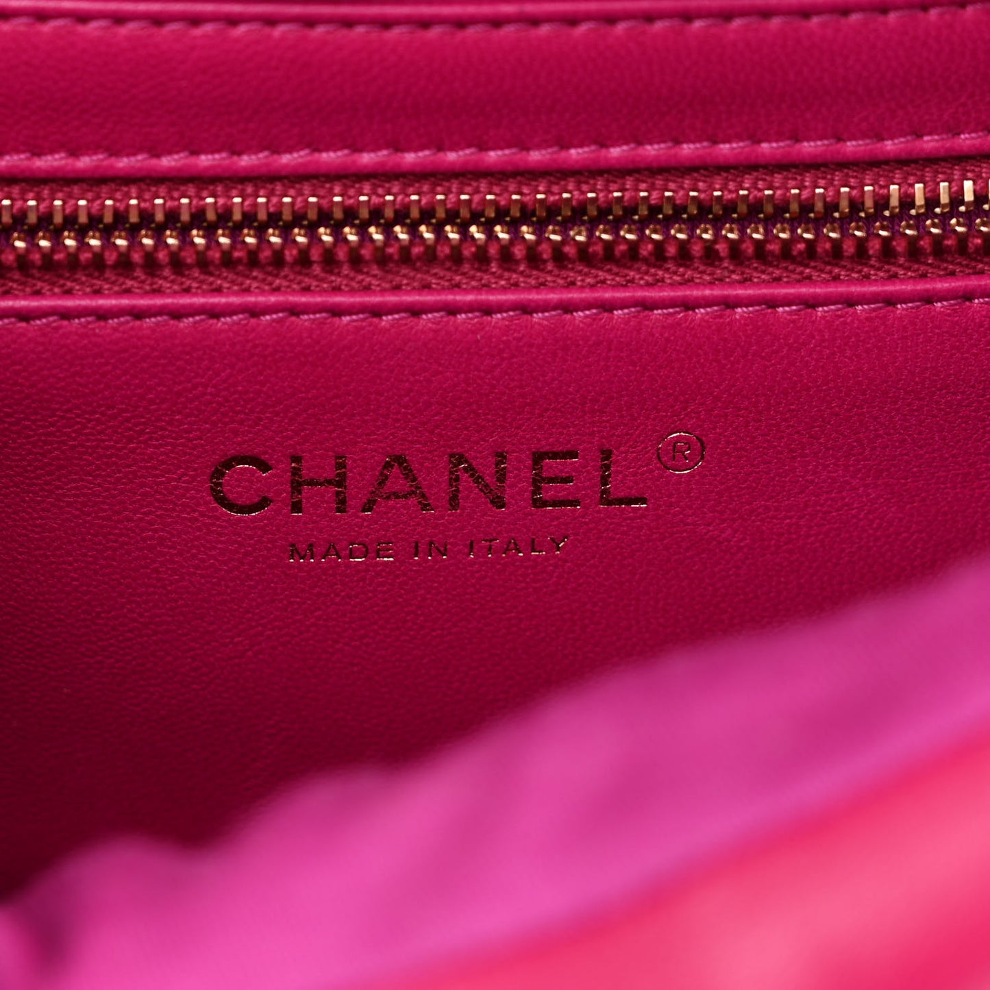 Lambskin Small Simply Flap Pink