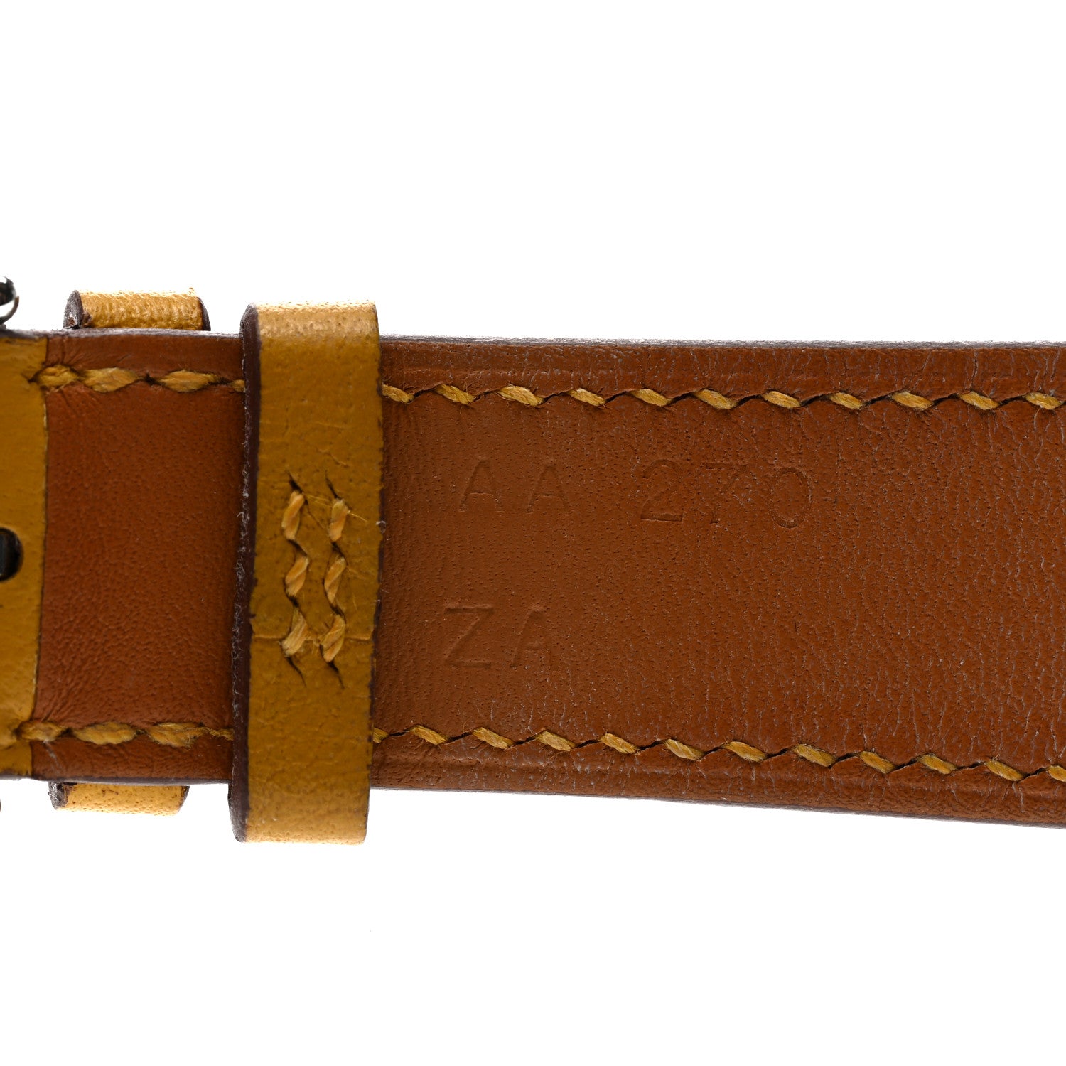 Hermes Swift 40mm Apple Watch Band Jaune Ambre 5 of 7