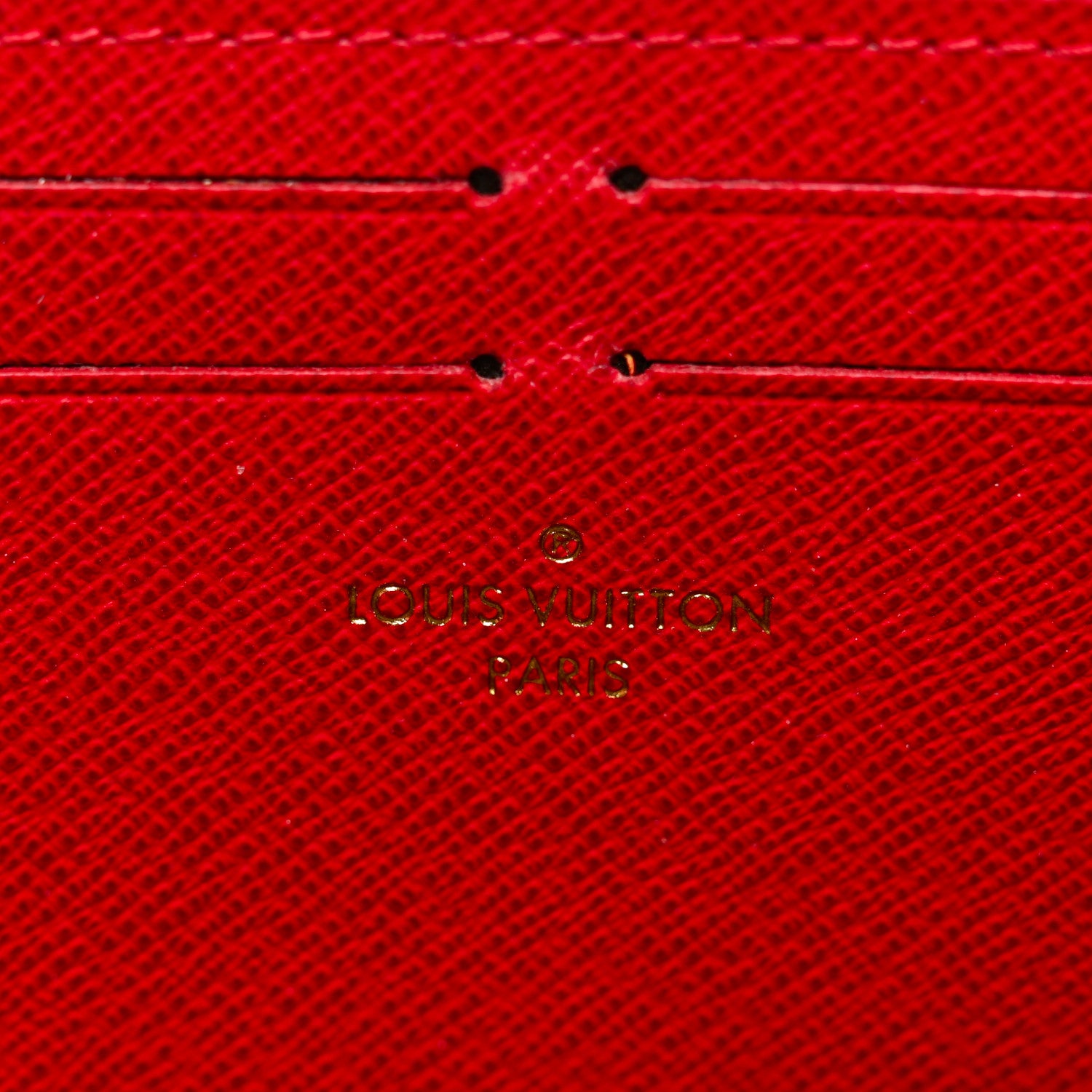 Louis Vuitton Damier Ebene Clemence Wallet Cherry 6 of 6