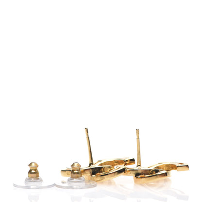 Chanel Metal Obazine CC Earrings Gold 3 of 4