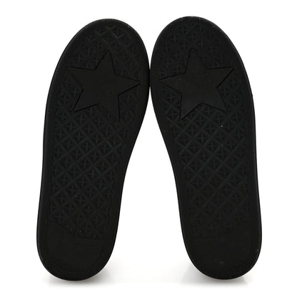 Christian Dior Shiny Technical Fabric Oblique Embroidered Womens Solar Slip On Sneakers 37.5 Black 6 of 9